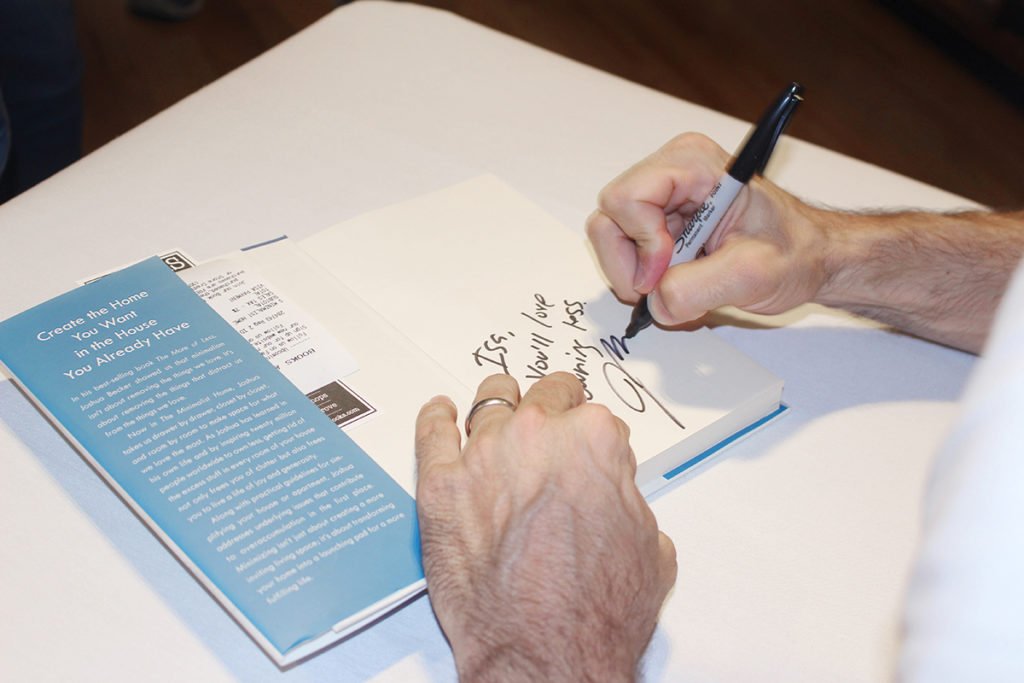 Joshua Becker Signing
