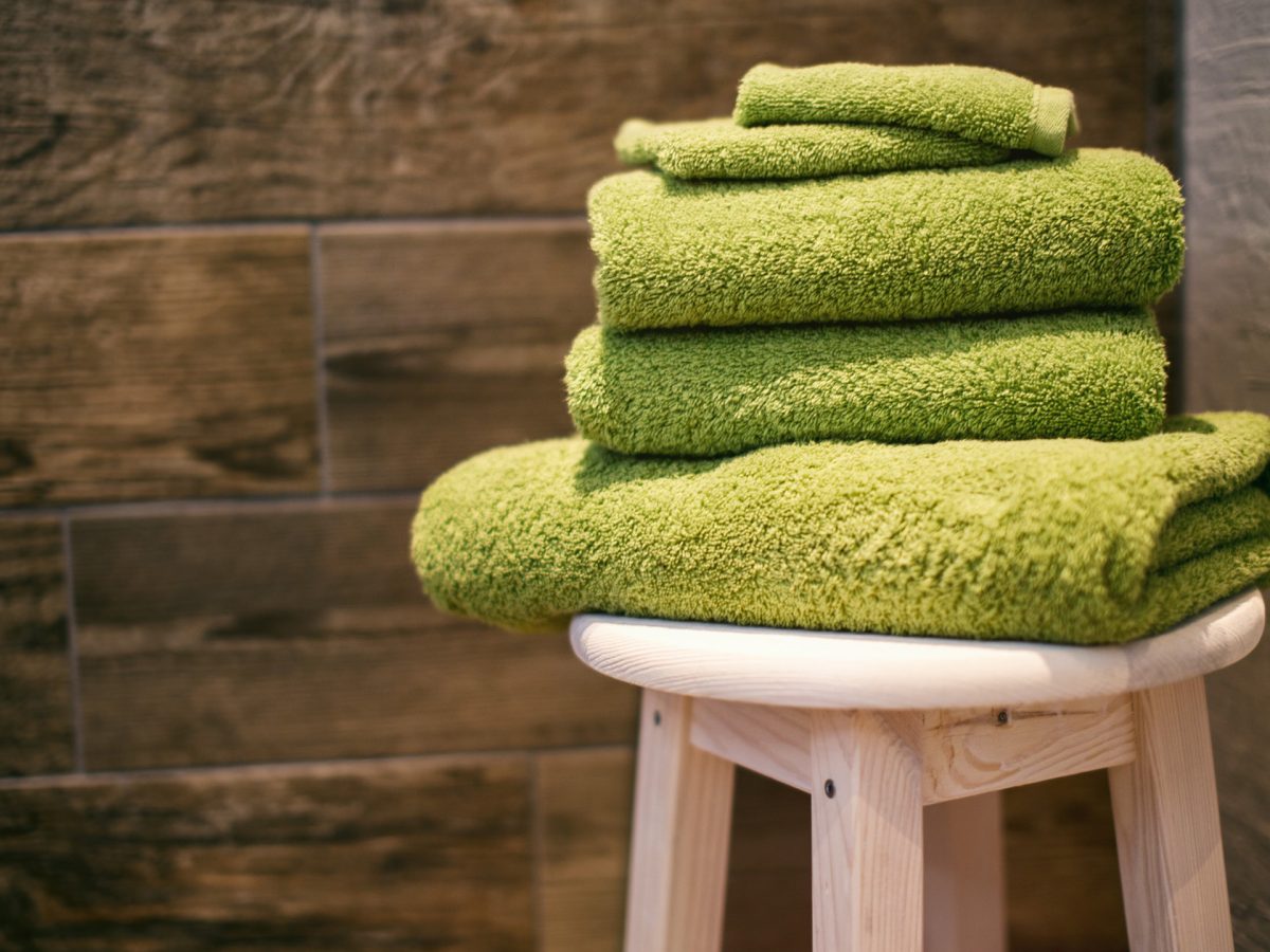 child of mine hooded towel and three washcloths